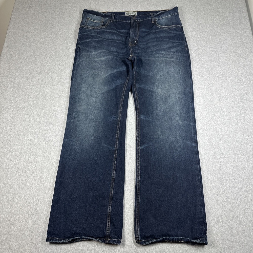 Aeropostale Benton Original Bootcut Jeans Men's Size 36x32(Fit 38x32) Whiskered